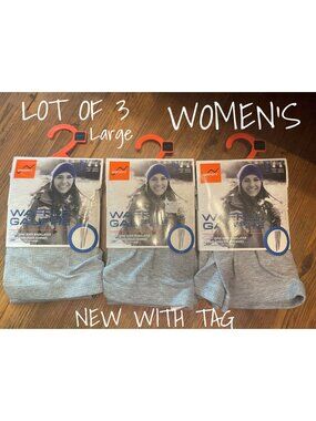 Watsons Baselayer Long John Waffle Gray Women's Size Large Lot 3 New With Tag